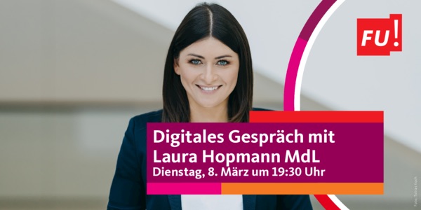 Frauen Union Osterholz ldt ein zum Digitalen Gesprch mit Laura Hopmann